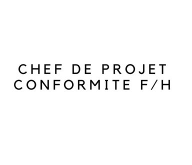 Chef de projet conformité